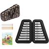 Xilofono con custodia, glockenspiel a 16 note, accordato per la scuola materna.
