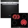 Siemens Forno in Acciaio Inox + ET675MN11E - Piano Cottura In Vetro Ceramica, classe di efficienza energetica: A