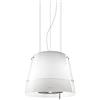 Elica Grace 480 m³/h Lampadario a sospensione Bianco - Cappe (480 m³/h, Filtrante, 65 dB, Sospeso, Bianco, Vetro, Acciaio inossidabile)