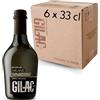 GILAC MELANIE OATMEALSTOUT Birra artigianale Doppio Malto 6 Bottiglie da 33cl, Birra Scura Italiana Non Filtrata e Non Pastorizzata, Birre Artigianali Confezioni Regalo - Gradazione Alcolica 5,5% Vol