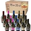 Gilac Birre artigianali confezione regalo Beerbox Fuego 15 bottiglie da 33cl, Birra artigianale Italiana di alta qualità, Degustazione birra selezione premium - Idea regalo