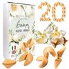 D&D Fun Cookies Biscotti della Fortuna |Biscotti con complimenti per gli ospiti | Biscotti della fortuna cinesi | Biscotti confezionati singolarmente | Biscotti regalo | Fortune Cookies (20, S)