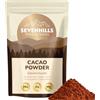 Sevenhills Wholefoods Cacao in polvere 1kg | Fonte naturale di potassio e manganese | Puro e vegano per cioccolata calda, frullati e dolci | Non alcalinizzato