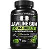 GUM-BELLS GUMBELLS® Gomma per Mascella allo Xilitolo I mewing JAWLINE GUM (Confezione 2 mesi (40 unità)) Menta I Jaw trainer I allena mascella più resistenza della mastiha - mastic gum