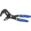 S&R Chiave a Pappagallo Professionale. Pinza Regolabile a Pappagallo Autobloccante per Tubi e Bulloni 175 x 25 mm. Blu e in Acciaio CR-V, Manici a doppio rivestimento.
