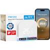 Meross Termostato WiFi Matter Termostato Caldaia da Parete Matter Bianco | Rilevamento finestra aperta, Display touch regolabile, tasti silenziosi, controllo vocale Alexa Siri Google, zero abbonamenti