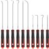 HETYYAEKQ Set di 10 ganci e cilindri idraulici, guarnizioni per auto, strumento di tenuta dell'albero, 24/16,5 cm, universale, di precisione per anelli olio, guarnizione, tubo di smontaggio