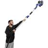 KAPIPALA Smerigliatrice per cartongesso, 1250 W, 255 mm, lunghezza regolabile, manico telescopico a 6 velocità, testa abrasiva inclinabile a 90°, con spazzole di carbone, carta vetrata, sacchetto per raccolta