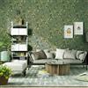 JOLIHOME Carta da Parati con Sfondo Verde e Fiori Gialli Carta di Contatto Impermeabile da Staccare e Attaccare Film Vinilico per Camera da Letto Decorazione per Bagno 44,5x500cm