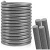 LSGCQ Profilo di riempimento per fughe guarnizioni per fughe cordone di riempimento schiuma rotonda (Grigio, 10mm×5m)