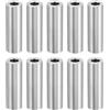 PATIKIL M6 Distanziali In Alluminio 10 Pezzi di Distanziali Metallici In Alluminio 6,2mm Id x 12mm Od x 38,1mm L a Vite Rotonda per Viti da 1/4 o M6