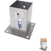 GeZu Impex Base per Palo in Legno 91 x 91 mm Set di 16