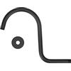 Jenngaoo Braccio di Estensione del Soffione Doccia, 33.5cm/13.2inch S a Forma di Testa di Doccia Riser Tubo in Acciaio Inox Lungo Collo d'oca Braccio Doccia Sostituzione Braccio Tubo per NPT Doccia Testa Bagno