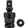 RowGlow Snodo A Bussola 1/2 12,5mm A Rotazione 360° in Acciaio Cr-Mo Per Chiave A Impulso O A Cricchetto, Attrezzi, Bussola Snodata (1/2)