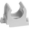 SOMA Clip per tubi in plastica, grigio, 10 mm, 20 pezzi, morsetto per tubo, resistente ai raggi UV