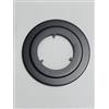 Nova italf Rosone nero per stufe a pellet e tubo nero per canna fumaria (D 80 mm)