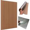 I K H E Malarka 2 pannelli da parete 100 x 60 cm, autoadesivi, 2 pezzi in PVC + schiuma PE da 2,8 mm, effetto legno, rivestimento da parete 3D, per soggiorno, camera da letto, bagno, lavabile e impermeabile (LO3)