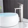 XWIHTR rubinetto di miscelazione in acciaio inox caldo e freddo di alto stile, antigoccia con miscelatore monocomando silenzioso per bagno, lavabo, piccola cucina (spazzolato-h)