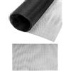 QWORK® 2 pezzi rete zanzariera ricambio, zanzariera in fibra di vetro, 120 x 250 cm, mantenere la circolazione dell'aria fresca, nero, 18 mesh