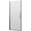 Parama Porta doccia 70cm apertura a battente con profili cromati e vetro da 6mm opaco h195 | Elba