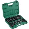 CPROSP 15 Pezzi Chiavi a Bussola Lunghe 1/2, 8-32mm Set Bussole a Impatto