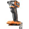AEG BSS18SBL-0 Avvitatore ad Impulsi 1/4 SubCompact 18V Brushless, Batteria Non Inclusa, 3 Tipi di Velocità, Peso di 1.3 Kg di Peso con Batteria 2.0Ah, 119mm Lunghezza,