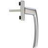 MACO Maniglia per finestra Harmony Maco, verdeckt avvitata, nocken 12, perno quadro 7 x 35 mm, argento anodizzato, 1 pezzi, 102202592