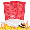 Flintronic Coperta Antincendio per Casa e Cucina, 2 Pezzi (1.5M x 1.5M) | Coperta Antincendio, Coperta in Fibra di Vetro, Protezione Ignifuga e Isolamento Termico, per Cucina Camino Casa Campeggio