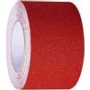 Gebildet Nastro Adesivo Antiscivolo Nastro di Sicurezza, Abrasivo ad Alta Aderenza, Interno e Esterno (Rosso, 10m × 10cm)