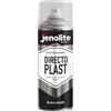 JENOLITE Directoplast Vernice lucida | NERO | 400ml | Vernice spray multisuperficie | Per tutti i tipi di plastica | Nessun primer richiesto | RAL9005