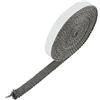 leruiyezs Guarnizione Alta Temperatura 3 Meter,Guarnizione Vetro Stufa A Pellet,Autoadesiva 550℃,3 mmx15mm,Sigillante In Fibra Di Vetro,per Stufe A Legna,Caminetti,Tubi per Stufe,Porte per Caminetti