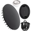 Your Day Mate Set di copertura e parapolvere per piletta della doccia, Ø 112 mm, compatibile con il set di pilette Viega Tempoplex del modello 2001-2006, copertura del foro di scarico del piatto doccia