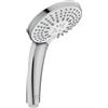 Ideal Standard - Doccia multifunzione Idealrain, soffione doccia a risparmio idrico con 3 tipi di getto (pioggia, cascata e massaggio), ugelli EasyClean, Ø 10 cm, cromato