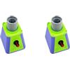 Tuminita 2X Miscelatore Elettrico per Vernici - Velocità Variabile, Design Micro-Eccentrico per Vernici per Modelli (per Bottiglie da 19/25 Mm)