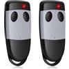 Puiseno 2 Pezzi Sostituzione Telecomando Cardin S449, 433,92MHz 2 Canali, Compatibile con Cardin TXQ449100 TXQ449200