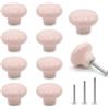 ShipeeKin 10 pomelli in ceramica rosa per mobili 32 mm