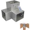 GeZu Impex Connettore per Palo Y 91x91 mm