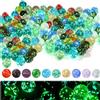Tokaneit 30 Pezzi Biglie Colorate in Vetro, Multicolor Trasparente Marmi di Vetro, Per Decorazioni per Acquari, Produzione Artigianale, Sport All'aperto