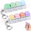 AUAUY 2Pz Portachiavi Fidget Tastiera, 4 Chiavi Fidget Clicker per Tastiera