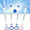 Dubydu 4 Pezzi Pistola ad Acqua Bambini con Effetto Fuochi d'Artificio, Pistola ad Acqua Pull-Out ad Alta Pressione con Ugello Multifunzione, Giocattolo Acqua per Piscina, Spiaggia e Giardino Divertim