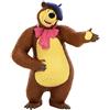 Comansi Masha E Orso CO99805 - Orso Pittore Personaggio in Plastica Rigida