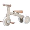 Petite&Mars BINGO Bicicletta Beige 3 in 1 per Bambini - Triciclo, Balance Bike e Bicicletta con Pedali per Bimbi 12-36 Mesi, Leggera 2,3 kg con Sedile Regolabile e Ruote in Schiuma Silenziose