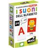 HEADU - Flashcards Parlanti i Suoni dell'Alfabeto - Con il Metodo Fonetico Interattivo | Gioco Educativo Bambini 2 3 4 anni, Idea Regalo Bambino Bambina, Regalo Natale Pasqua Compleanno, Made in Italy