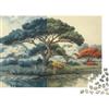 5M3D7C8V Albero Paesaggio Puzzle 1000 Pezzi Carta Puzzle per Adulti Scena Artistica Naturale Set Puzzle 1000 Pezzi Relax Concentrazione Decorazione Regalo 38x26cm/1000pcs