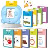 VISATOR Carte flash parlanti, 510 parole, giocattolo educativo per bambini dai 3 anni in su, 255 carte flash parlanti, giocattoli di apprendimento Talking Flash Card (Spagna blu)