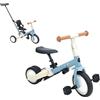 Olmitos - Triciclo evolutivo per bambini 5 in 1, bicicletta per bambini da 1 anno a 5 anni, da triciclo a bicicletta con o senza pedali, adattabile e trasformabile (Gyro, blu)