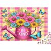 5M3D7C8V Annaffiatoio Con Fiori Puzzle 1000 Pezzi Carta Per Adulti Farfalle Colorate Puzzle per Famiglia Relax Decorazione Regalo 70x50cm/1000pcs