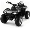 Garvee Quad Elettrico per Bambini 12V, Telecomando, Doppio Motore, Bianco