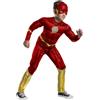 Rubie's Costume Flash Black Line per Bambini, Tuta con Muscolo Petto e Maschera, Ufficiale DC Comics, Warner Bros, per Halloween, Carnevale, Natale e Compleanni, M (5-7 AÑOS), Multi