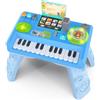 Lypsochaat Giocattolo per bambini a partire da 1, 2, 3 anni, con musica e luce, giocattolo musicale per bambini, da DJ con pianoforte, giocattolo per bambini da 0 a 6 0 12 18 mesi, regalo per bambini